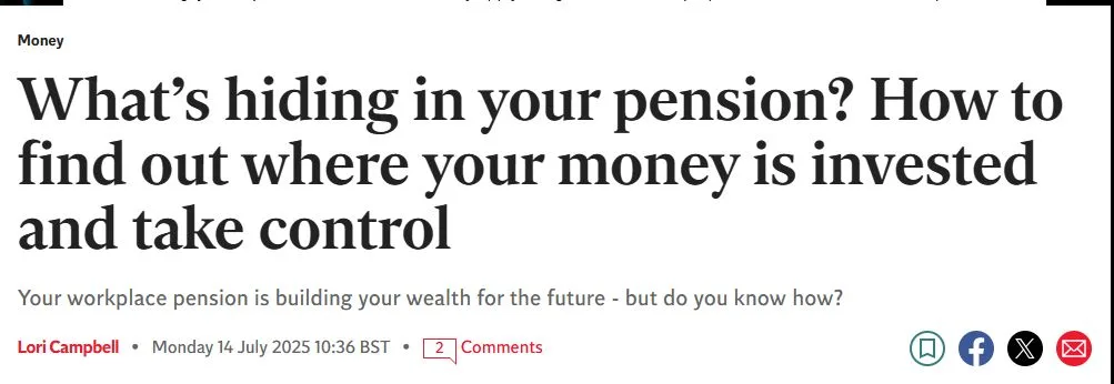 Newspaper headline