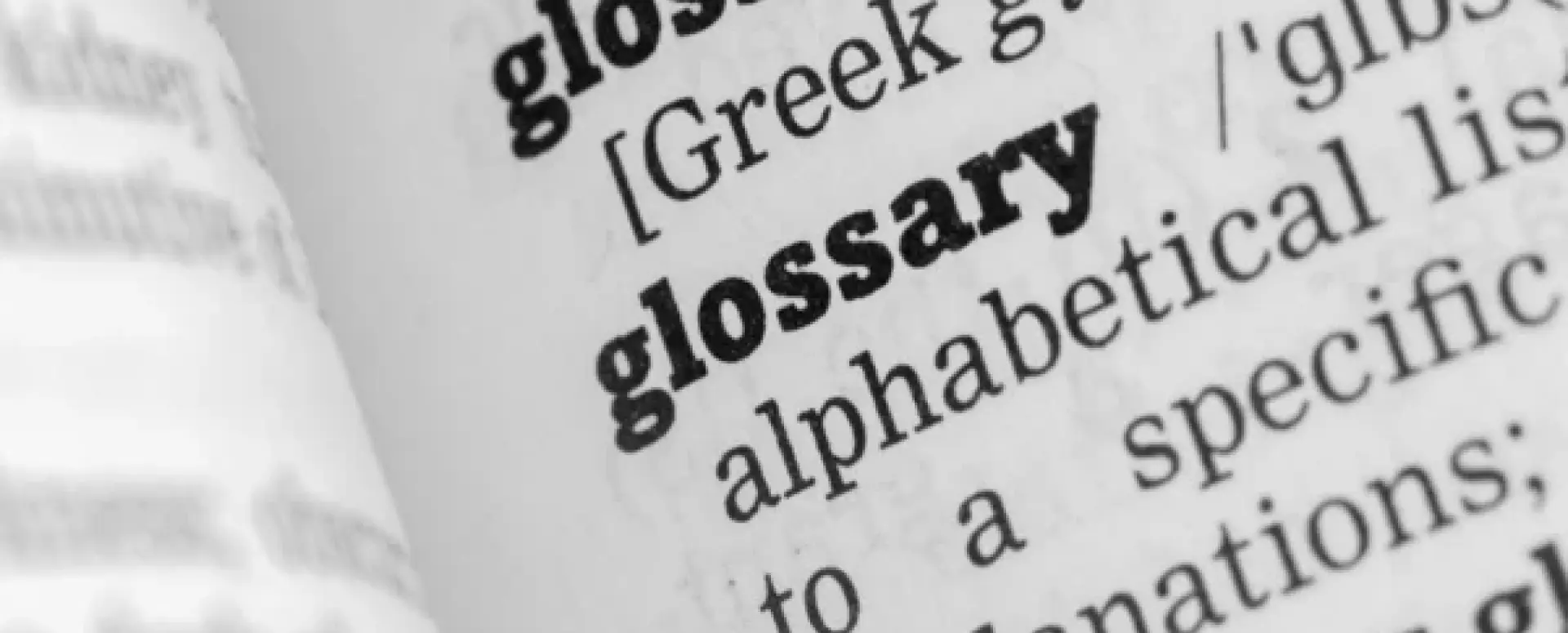 Glossary word image