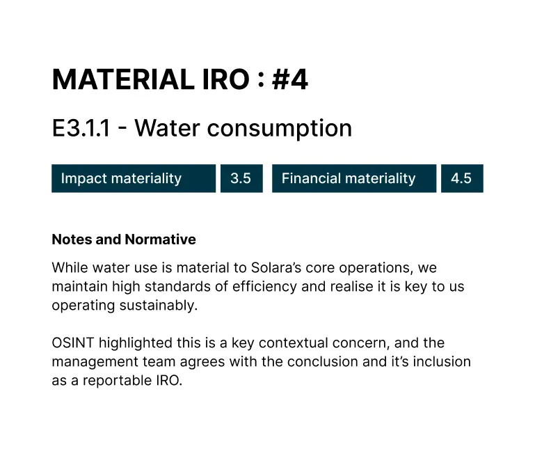 IRO example